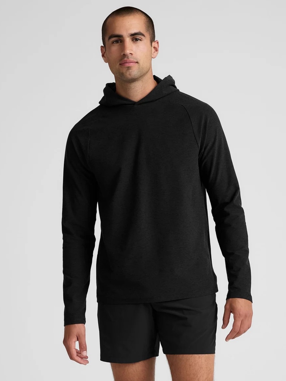 Beyond Yoga NWT Men'S GO TO Black Spacedye everywhere hoodie